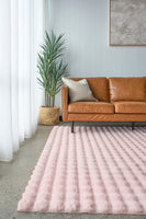 Bubble Washable Rug - Blush 270X180Cm