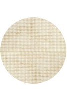 Bubble Washable Rug - Natural 100X100Cm