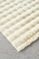 Bubble Washable Rug - Natural 140X70Cm