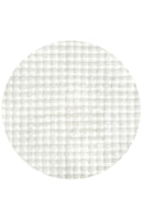 Bubble Washable Rug - White 100X100Cm