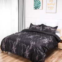 Bold Geometric Print Duvet Cover Set - Eco-Friendly Material-Single