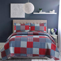 Finesse Quilted Bedspread and Pillowcases Set: Transform Your Sleep Experience - Queen size