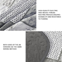 Nurturing Quilted Coverlet and Pillowcases Set: Perfect for Restful Sleep - Queen size