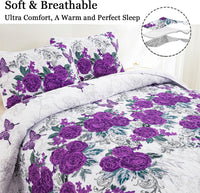 Eclectic Quilted coverlet and pillowcovers set: Add Unique Flair - Queen size