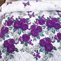 Eclectic Quilted coverlet and pillowcovers set: Add Unique Flair - Queen size