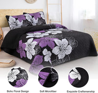 Majestic Quilted Bedspread and Pillowcases Set: Unmatched Beauty and Comfort - Queen size