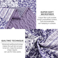 Harmonious Quilted bedspread and pillowcovers set: Perfect Balance of Style - Queen size