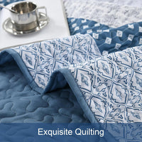 Dazzling Quilted bedspread and pillowcovers set: Add Sparkle to Your Space - Queen size