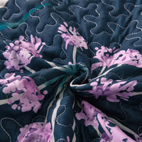 Abstract Quilted coverlet and pillowcovers set: Unique and Artistic - Queen size