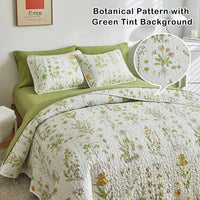 Artistic Quilted coverlet and pillowcovers set: Unleash Your Creativity - Queen size