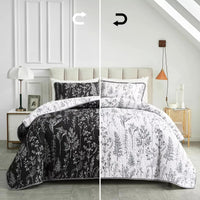 Cultured Quilted Coverlet and Pillowcases Set: Style Meets Functionality - Queen size