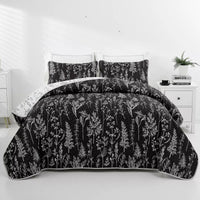 Cultured Quilted Coverlet and Pillowcases Set: Style Meets Functionality - Queen size