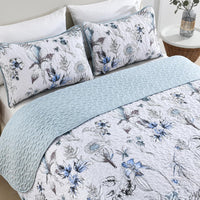 Yearning Quilted coverlet and pillowcovers set: For a Better Night's Sleep - Queen size