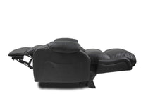 Recliner Lift Heat Massage Armchair Sofa Leather 2 Motor Chair Black