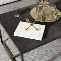 Elegant Heavy Duty Stone Coffee & Side Table