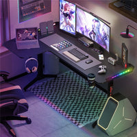 XXXL L-Shaped Gaming Desk w/ Storage Box