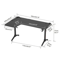 XXXL L-Shaped Gaming Desk w/ Storage Box