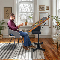 1500-Piece Jigsaw Puzzle Table with Storage Drawers, Adjustable Tilt and 360° Rotation