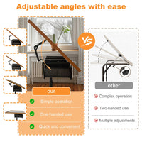 1500-Piece Jigsaw Puzzle Table with Storage Drawers, Adjustable Tilt and 360° Rotation