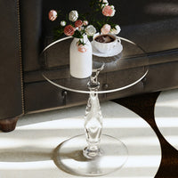 Crystal-Clear Acrylic Coffee Table Sofa Side Table Small Bedside Table Bedroom