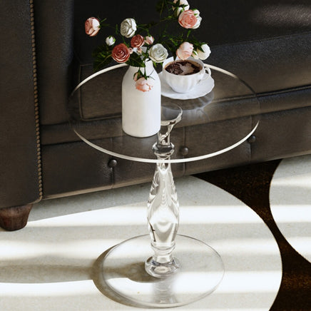 Crystal-Clear Acrylic Coffee Table Sofa Side Table Small Bedside Table Bedroom