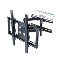 Tilt & Swivel Dual Arms TV Mount Cantilever Wall Bracket 40 46 50 55 56" LCD LED