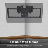 32"-65" Heavy Duty Wall Corner Tv Mount Articulating Premium Swing Arm Bracket