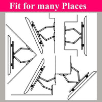 32"-65" Heavy Duty Wall Corner Tv Mount Articulating Premium Swing Arm Bracket