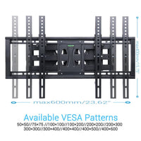 32"-65" Heavy Duty Wall Corner Tv Mount Articulating Premium Swing Arm Bracket