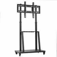 Floor Tv Mount Stand Bracket Rolling For 32"-80" Screens Vesa 600X400 Hold 65Kg