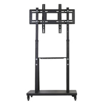 Floor Tv Mount Stand Bracket Rolling For 32"-80" Screens Vesa 600X400 Hold 65Kg