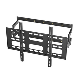 Black Heavy-Duty Swivel TV Wall Mount With Articulating Arm Support