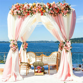 Heavy Duty 3×3 m Wedding Canopy Frame for Outdoor Chuppah and Mandap Setup