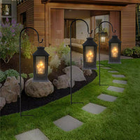 Set of 8 Anti-Wind Shepherd Hooks for Garden and Wedding Decorations