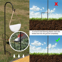 Set of 8 Anti-Wind Shepherd Hooks for Garden and Wedding Decorations