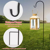Set of 8 Anti-Wind Shepherd Hooks for Garden and Wedding Decorations
