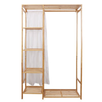 Open Wardrobe Clothes Rail Rack Hanging Garment Heavy Duty Organizer Coat Shelf