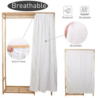 Open Wardrobe Clothes Rail Rack Hanging Garment Heavy Duty Organizer Coat Shelf