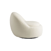 Anda Modern Boucle Fabric Swivel Chair