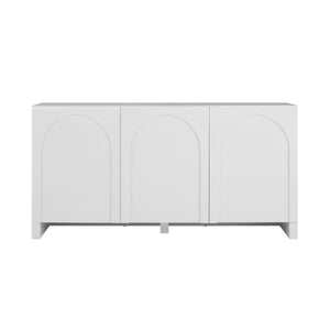 Dome White 3 Doors Sideboard