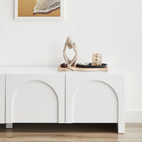 Dome White TV Unit