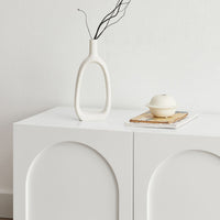 Dome White TV Unit