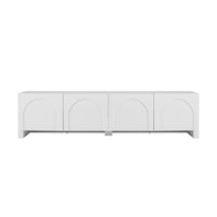 Dome White TV Unit