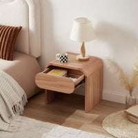 Olga Natural Bedisde Table