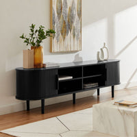 Tate 200cm TV Unit in Black