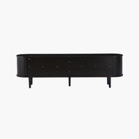 Tate 200cm TV Unit in Black