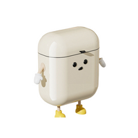 Cream white wall hanging trash can U fun style large size  26cm * 20cm (with handle) * 29.5cm