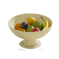 Diamond Fruit Plate Cream White 25.8/12.8x13.5cm