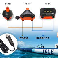 Electric 16PSI HT-781 High Pressure SUP Electric Air Pump 12V DC Paddle Board 16/20PSI Auto-Off