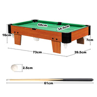 Wooden Mini Snooker Tables Billiards Game Pool Table Set Toy Extra Size For Kids